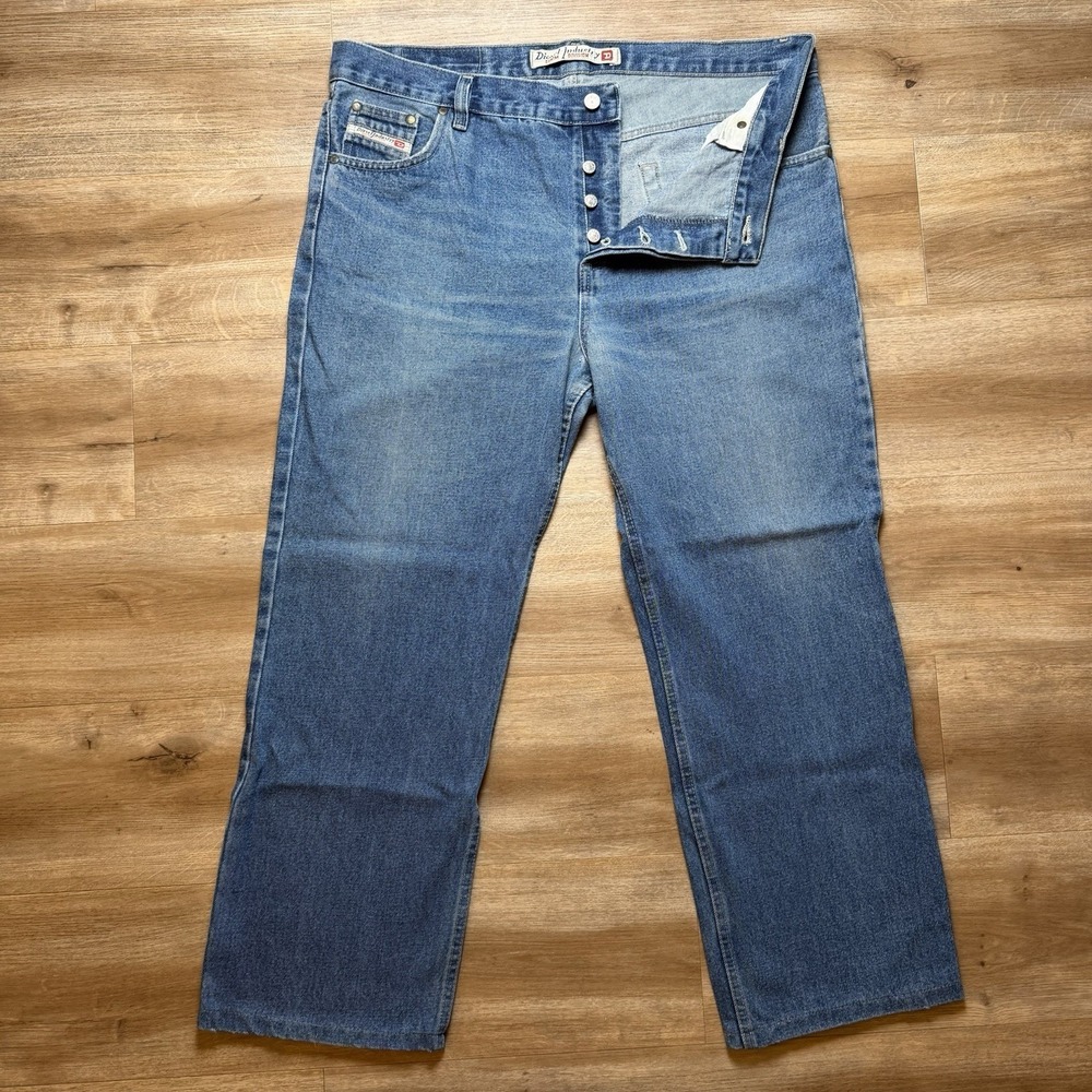Vintage Diesel Kratt Jeans Men 40x29 Blue Relaxed Straight Medium Wash Denim Y2K
